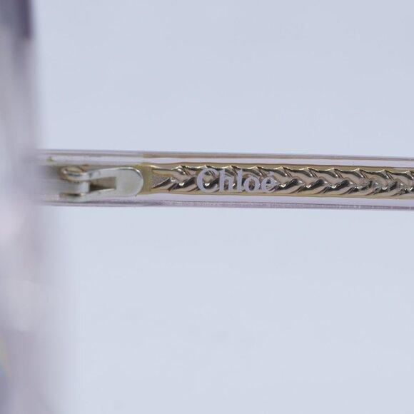 Chloe CH0011O 002 Eyeglasses Transparent Pink 56mm Butterfly Frame - Picture 7 of 10